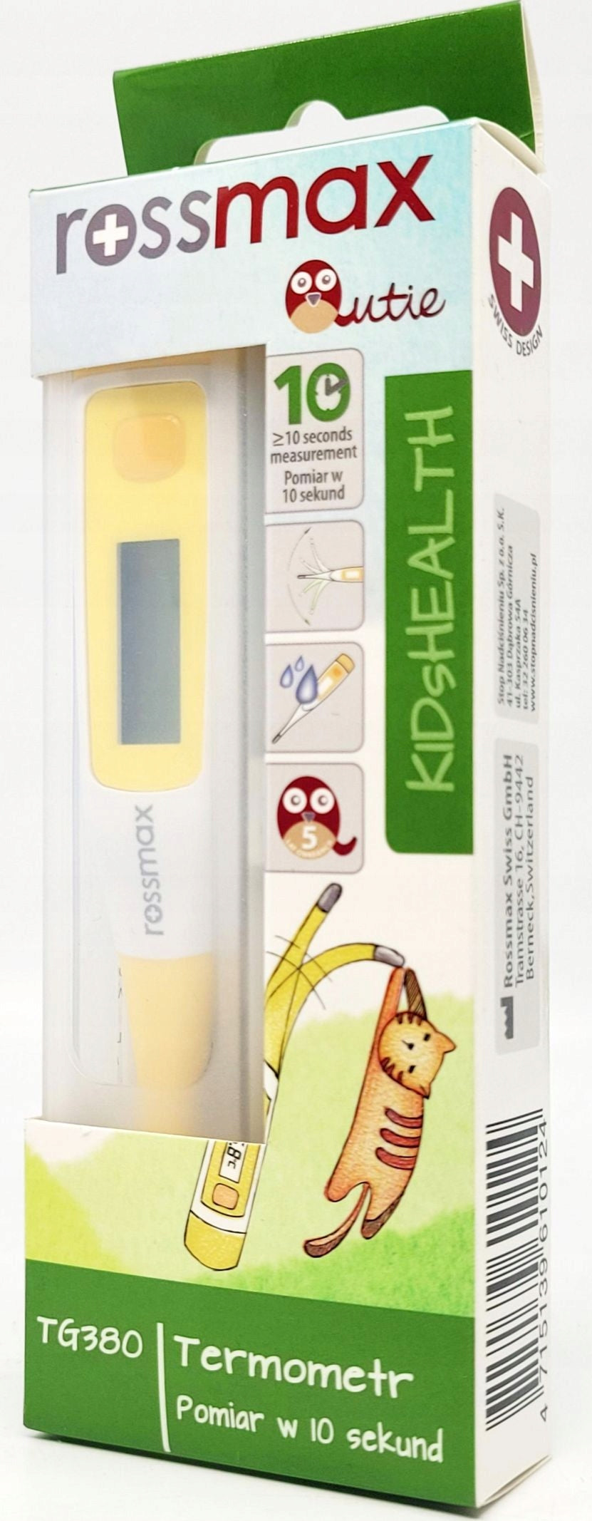 ELECTRONIC THERMOMETER FOR CHILDREN ROSSMAX TG380 EAN (GTIN) 4715139610025