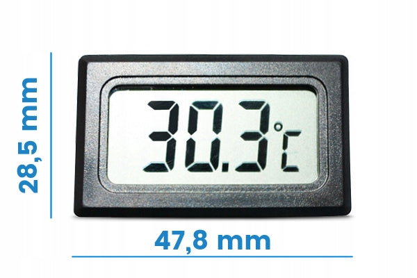 ELECTRONIC THERMOMETER PANEL PROBE -50+110 LONG- 10M CABLE + BATTERIES Batteries included yes