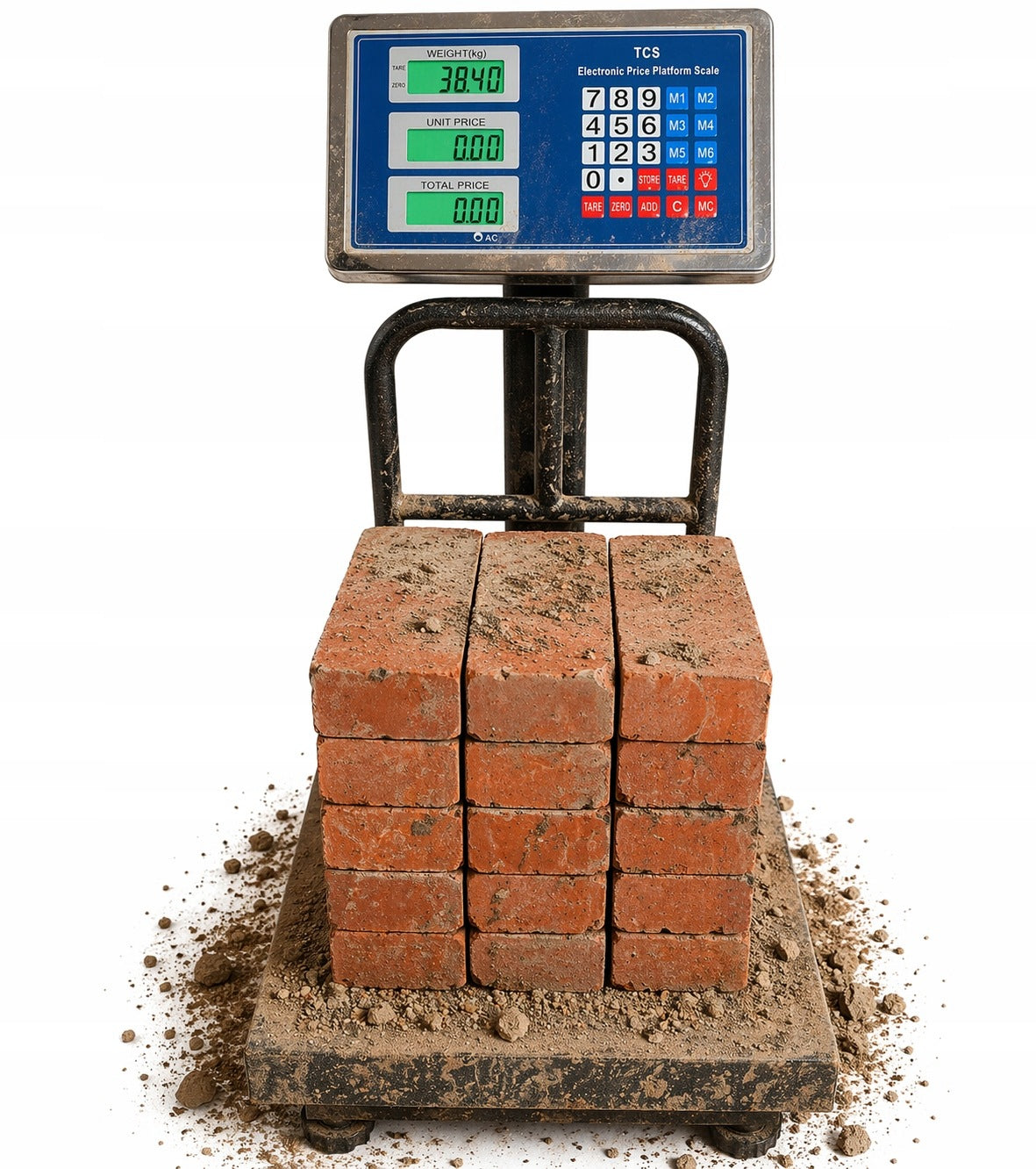 ELECTRONIC WEIGHT 300kg, industrial platform, warehouse, freight Packaging status original