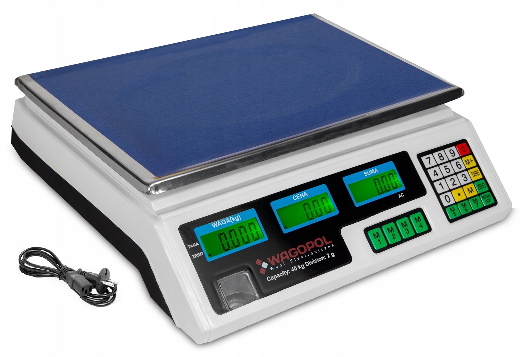 ELECTRONIC WEIGHT 40KG / 2g SHOP GASTRONOMIC KITCHEN STORAGE + EAN (GTIN) 5905481541460
