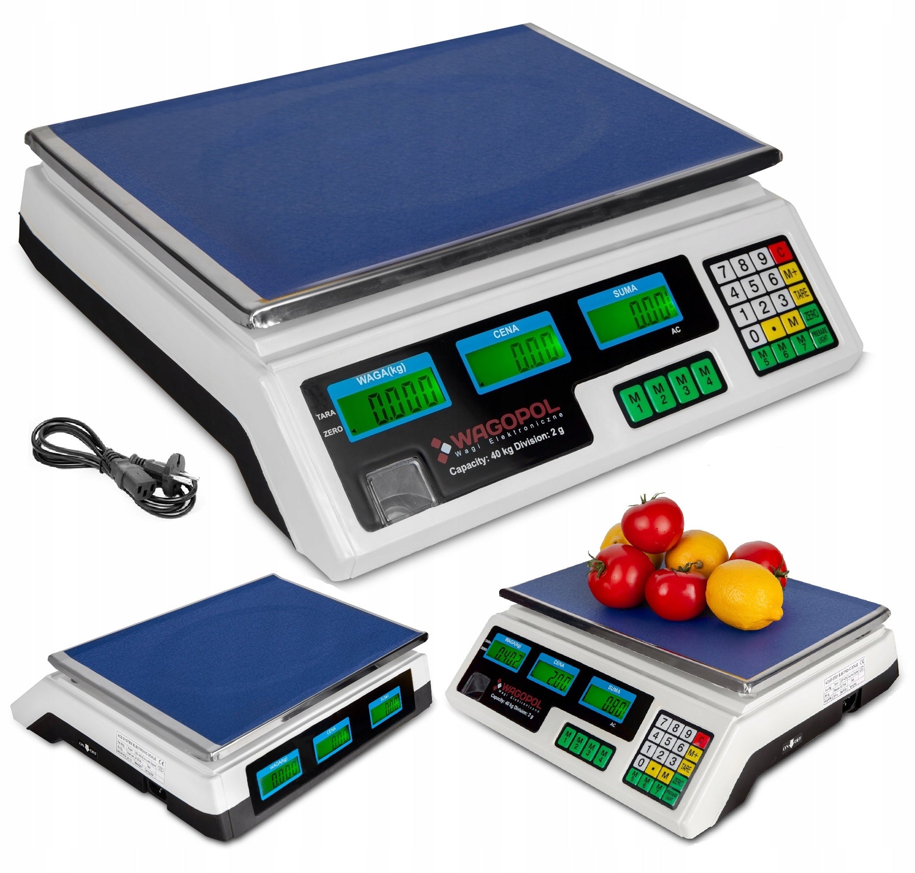 ELECTRONIC WEIGHT 40KG / 2g SHOP GASTRONOMIC KITCHEN STORAGE +