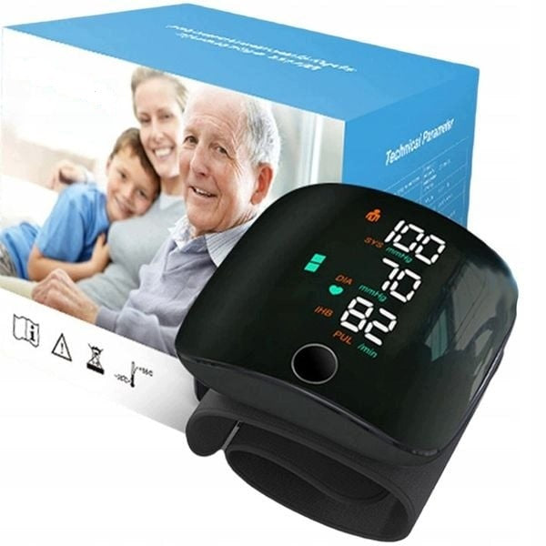 ELECTRONIC WRIST BLOOD PRESSURE MONITOR Polish