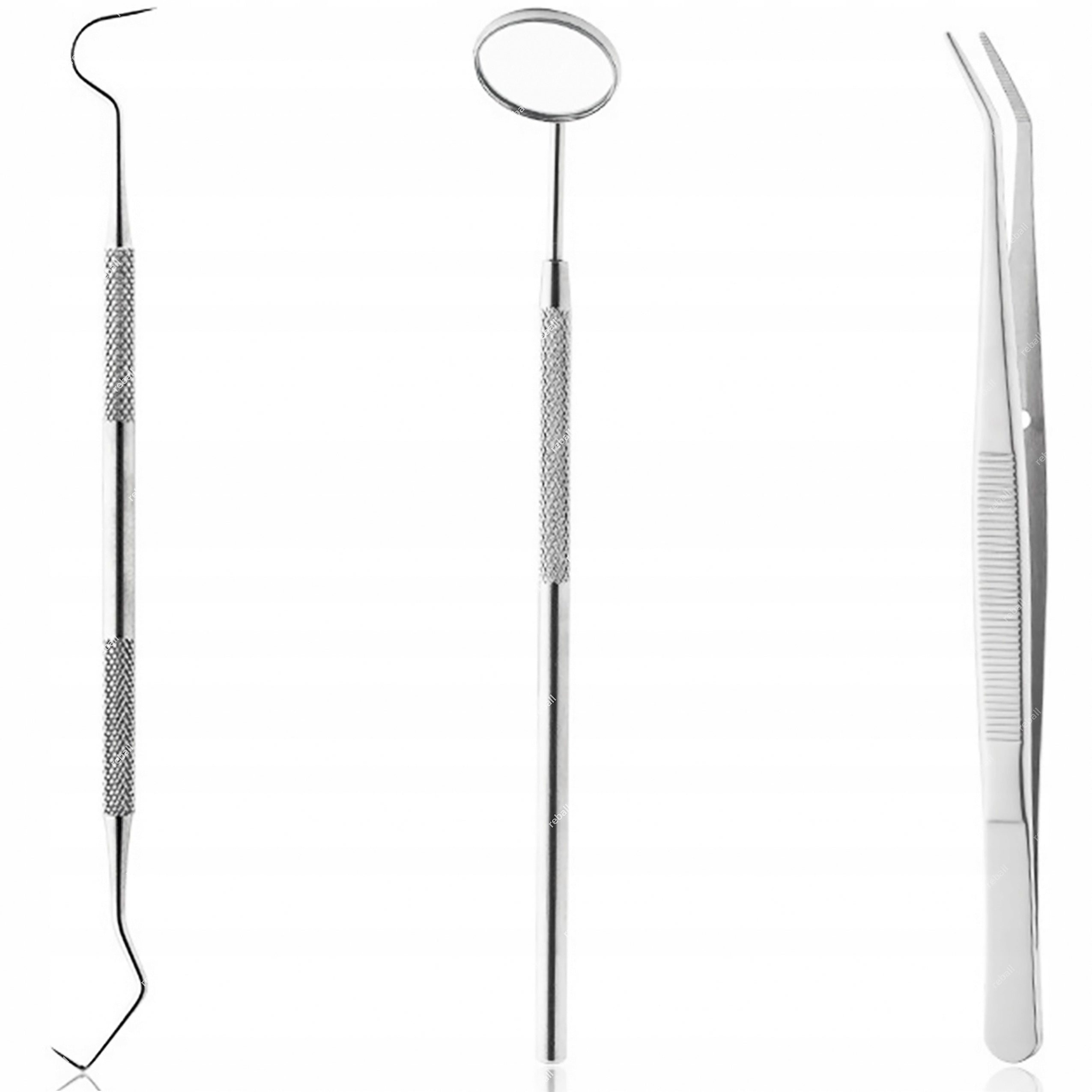 ELECTRONICS TOOL KIT 3in1 RT0222 TWEEZERS DENTAL MIRROR Packaging status original