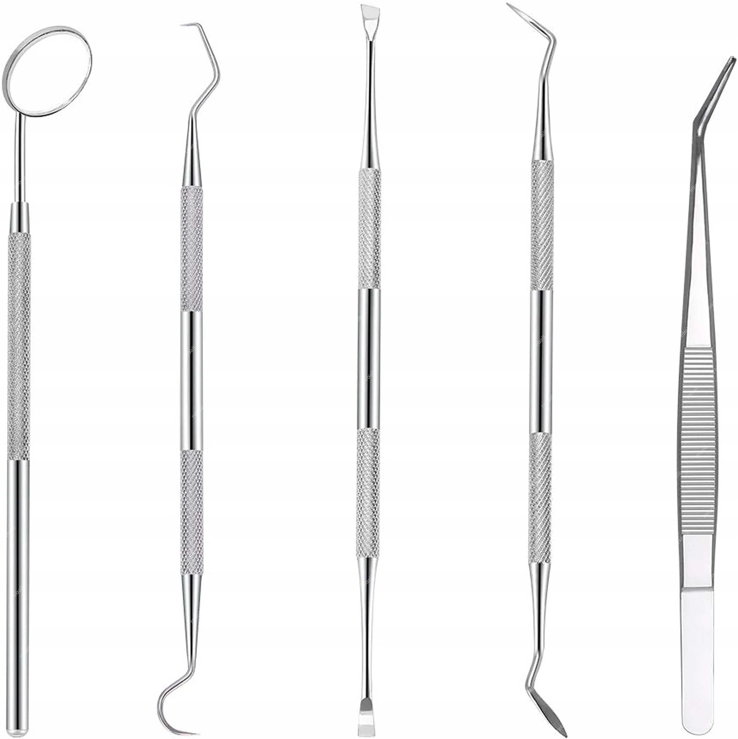 ELECTRONICS TOOL KIT 5in1 RT0224 TWEEZERS DENTAL MIRROR Manufacturer code Zestaw narzędzi dla elektronika RT0224