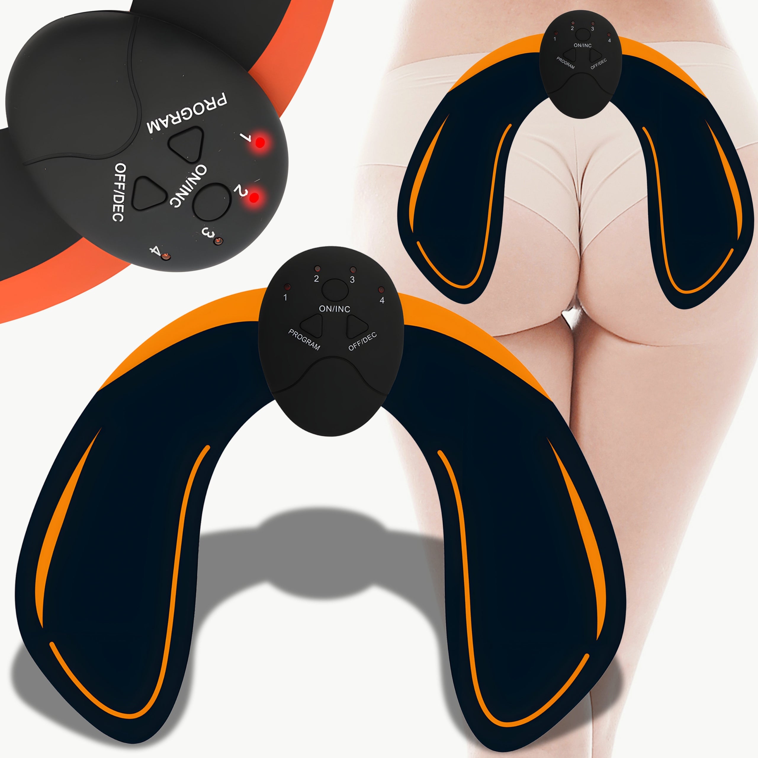 ELECTROSTIMULATOR BUTTOCKS MUSCLES EMS HIP MASSAGER STIMULATOR PROGRAMS