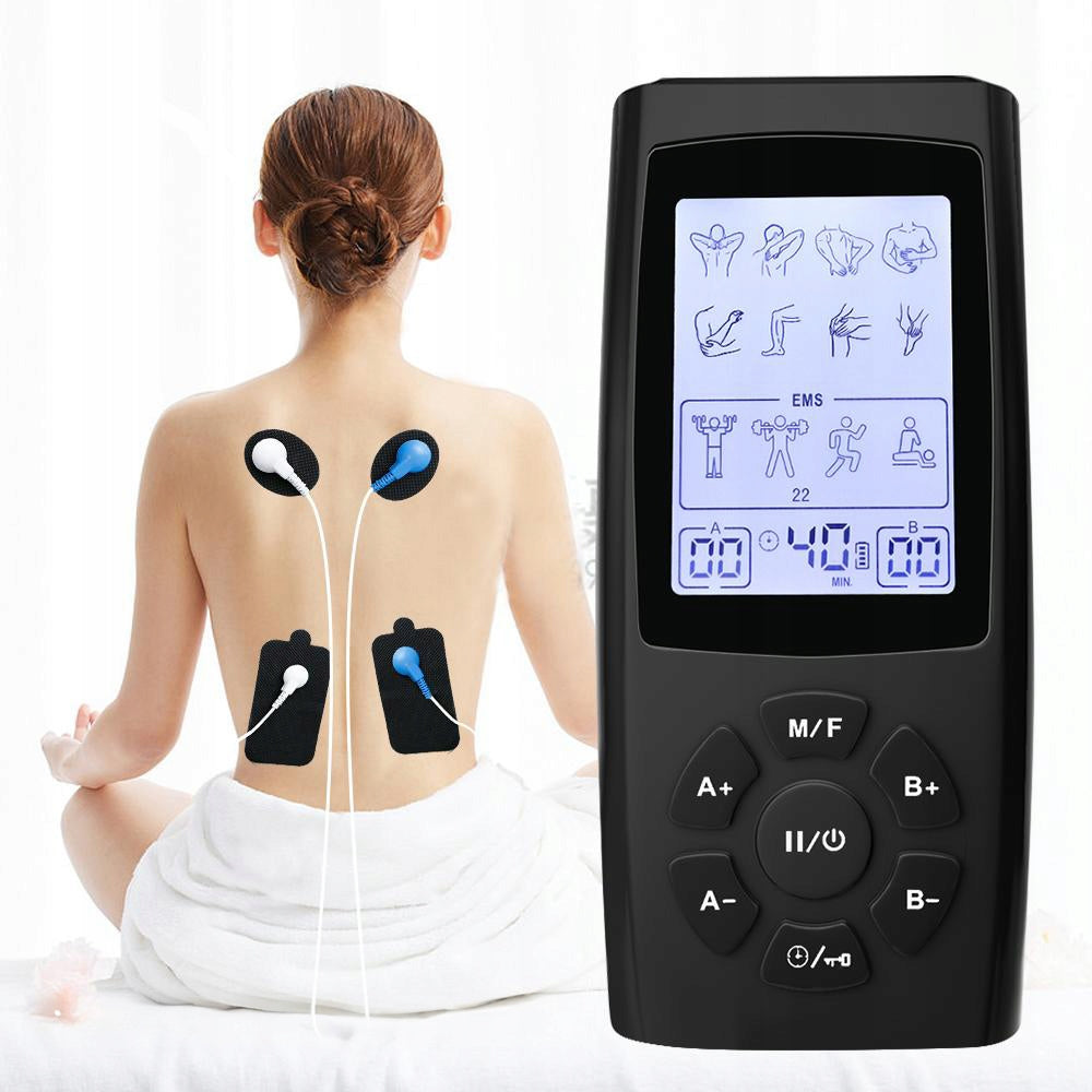 ELECTROSTIMULATOR MUSCLE MASSAGE STIMULATION EMS TENS ELECTROTHERAPY MASSAGER Packaging status original