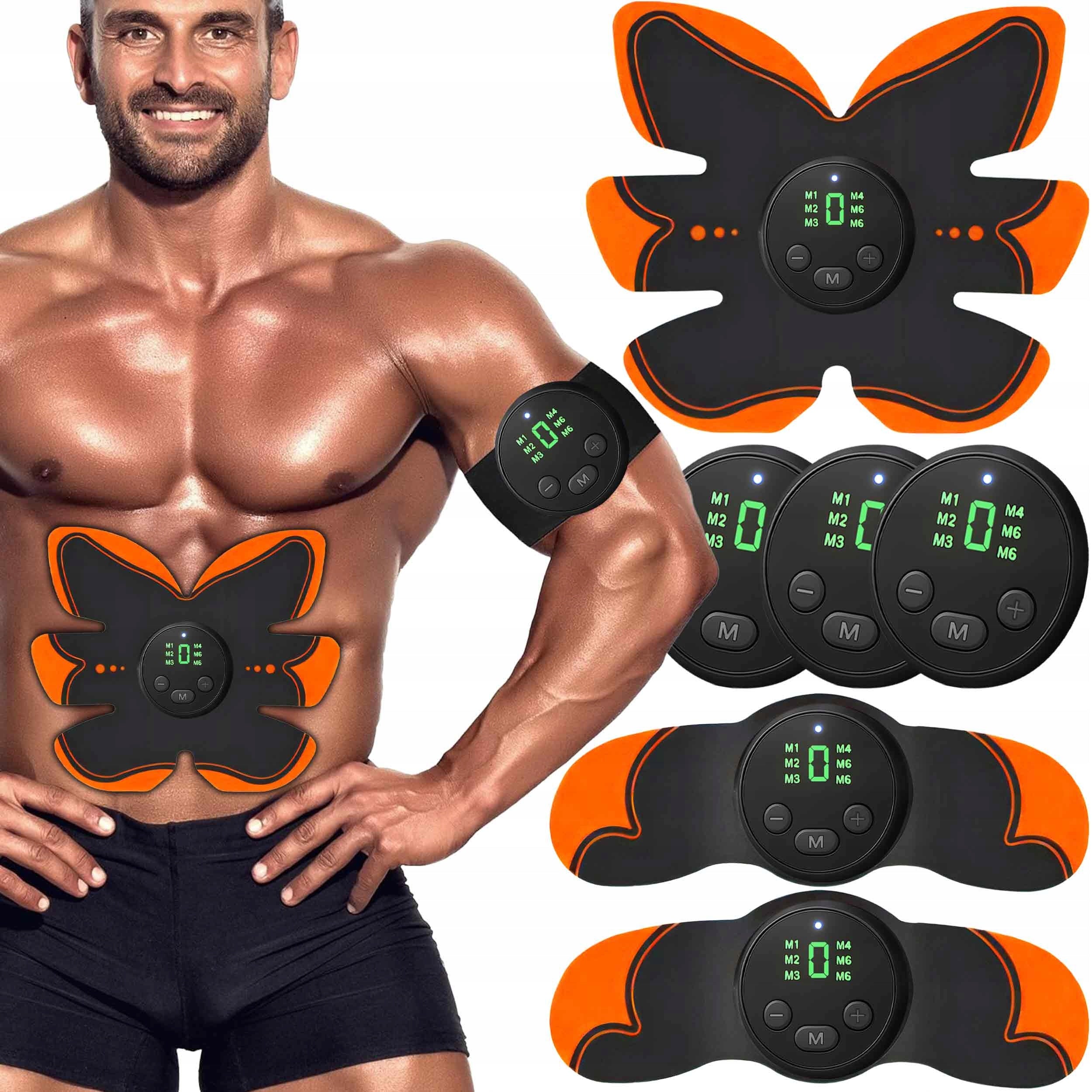 ELECTROSTIMULATOR NECK MASSAGER ABDOMINAL MUSCLES EMS SLIMMING BELT