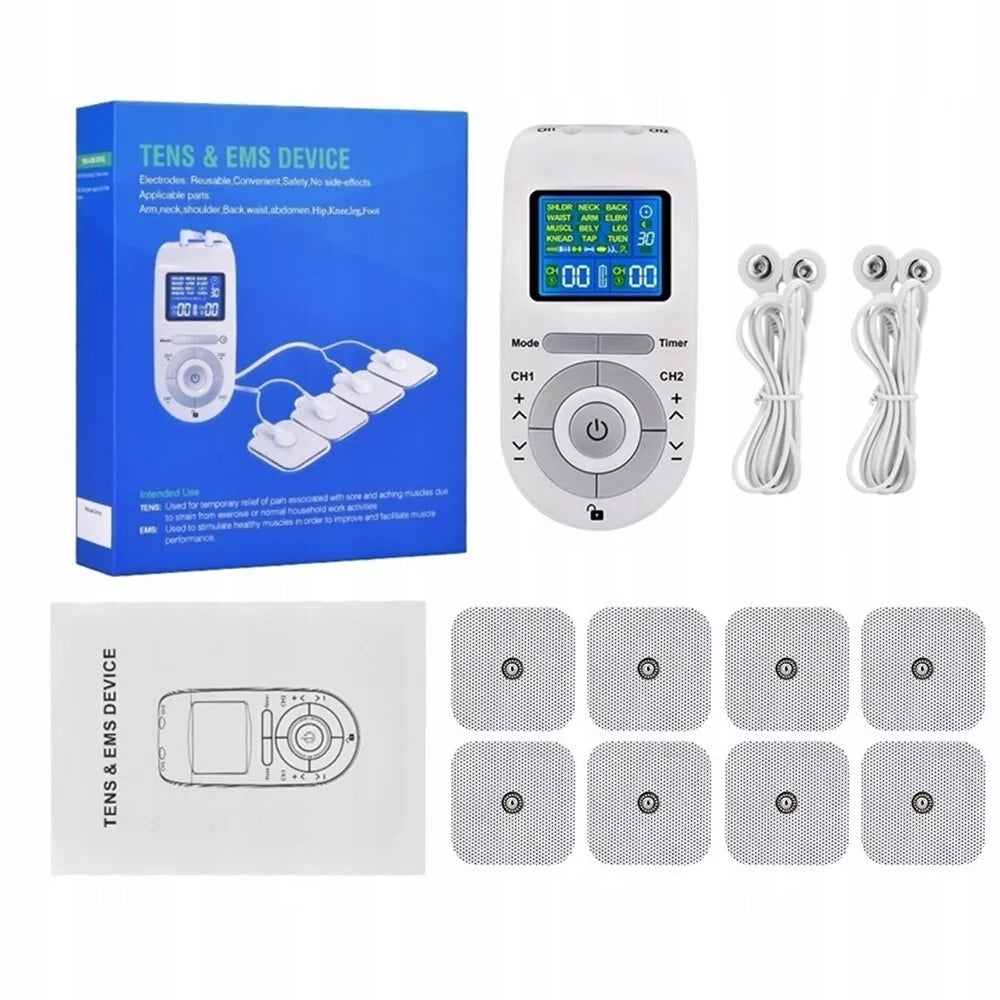ELECTROSTIMULATOR TENS EMS MUSCLE AND NERVE MASSAGER SET XXL Brand no brand