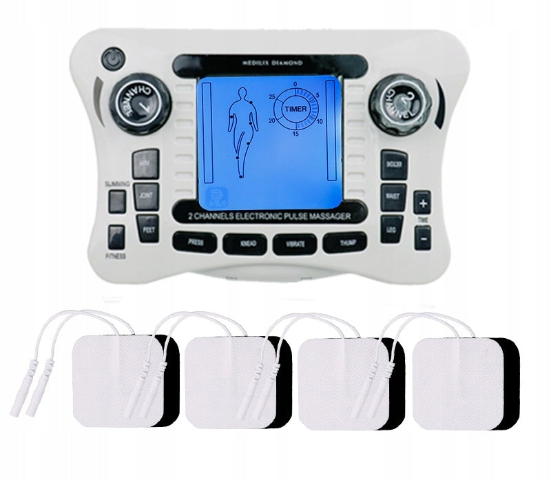 ELECTROSTIMULATOR TENS MUSCLES AND NERVES EMS MASSAGE WHOLE SET FLIP-FLOPS CASE v4 Brand no brand