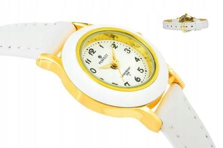 ELEGANT CHILDREN'S WATCH - COMMUNION - WHITE WITH GOLD ACCENTS