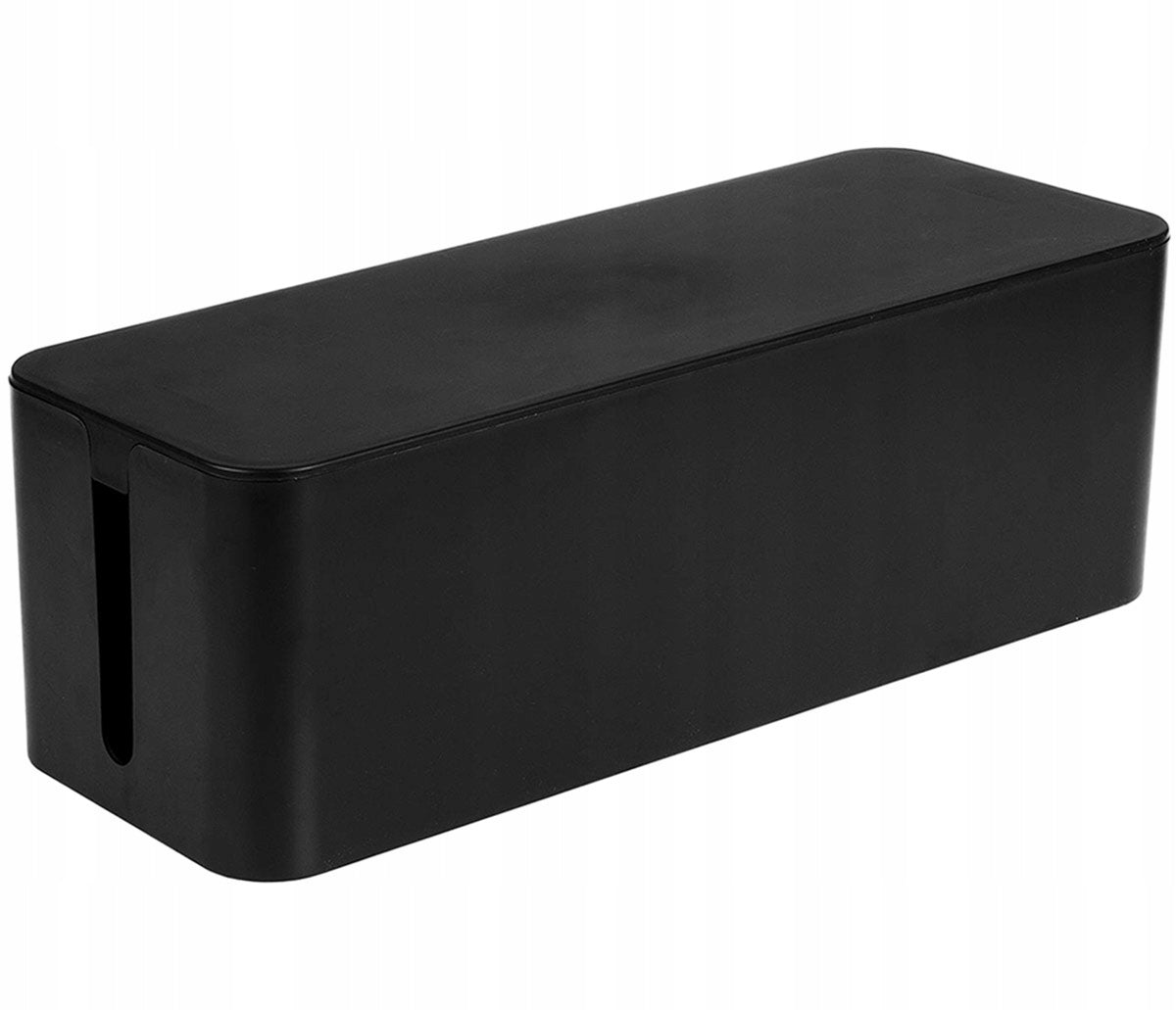 ELEGANT DESK CONTAINER CABLE ORGANIZER SLATS BLACK Model AG963