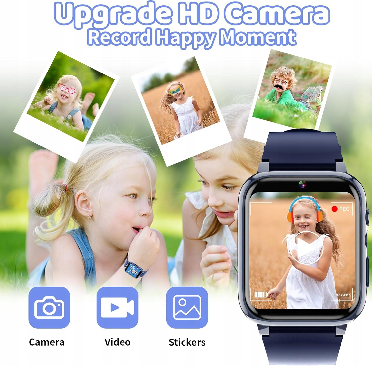 ELEJAFE Children's Smartwatch 1,69 inch Boys and Girls with 26 Games Brand no brand
