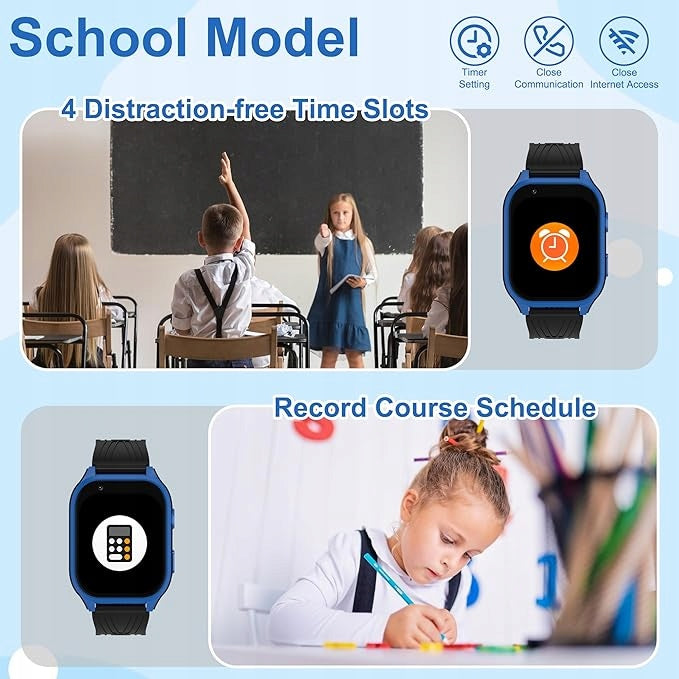 ELEJAFE SmartWatch 4G for Kids Video Calls GPS Locator Rose Charm Model other