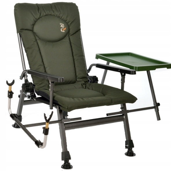 ELEKTROSTATYK FISHING CHAIR + TABLE STURDY SOLID COMFORTABLE