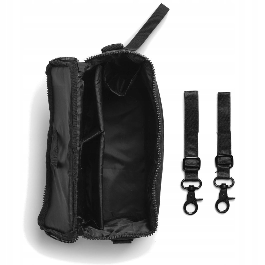ELODIE DETAILS STROLLER ORGANIZER + HOOKS / BRILLIANT BLACK Brand Elodie Details