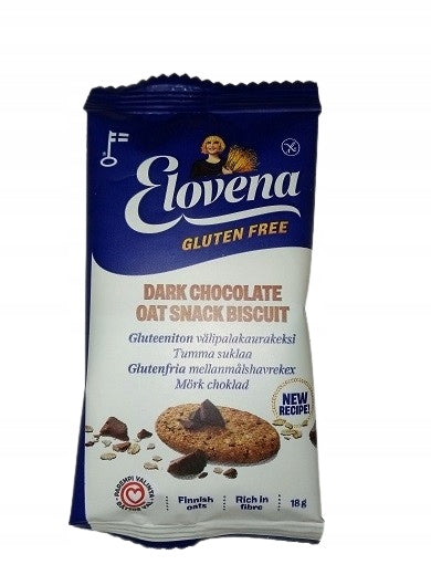 ELOVENA oatmeal cookies with chocolate gluten free Packaging status original