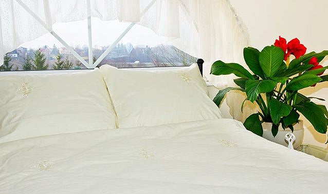 EMBROIDERED bedding with a sheet 160 x 200 WHITE Manufacturer code FN01-1/A