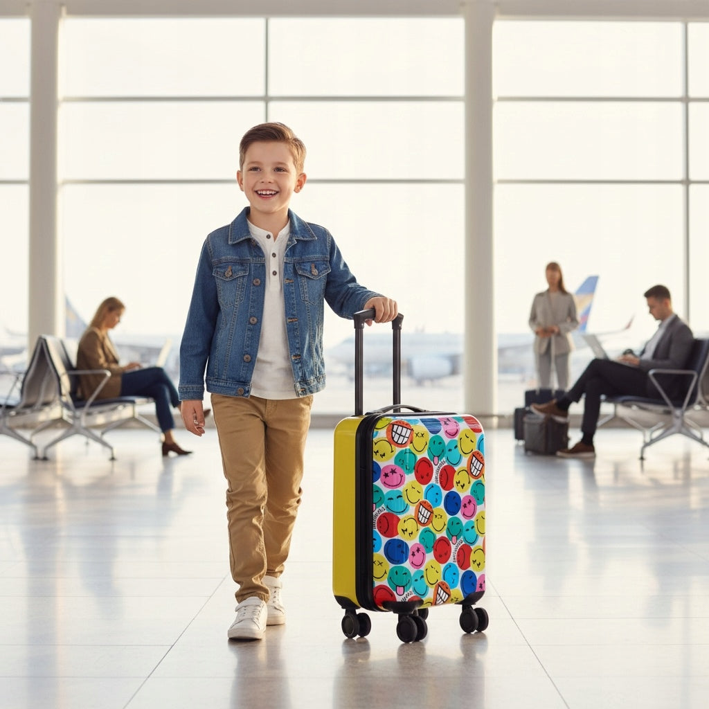 EMOJI CABIN SUITCASE HARD TRAVEL FOR CHILDREN 50 cm Manufacturer code 4255651208671