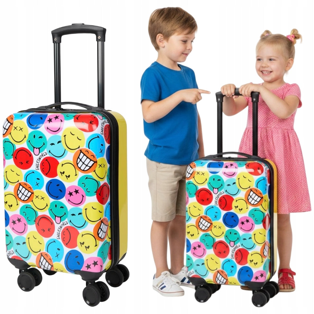 EMOJI CABIN SUITCASE HARD TRAVEL FOR CHILDREN 50 cm