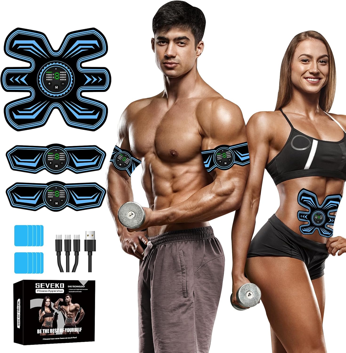 EMS MUSCLE ELECTROSTIMULATION BELT