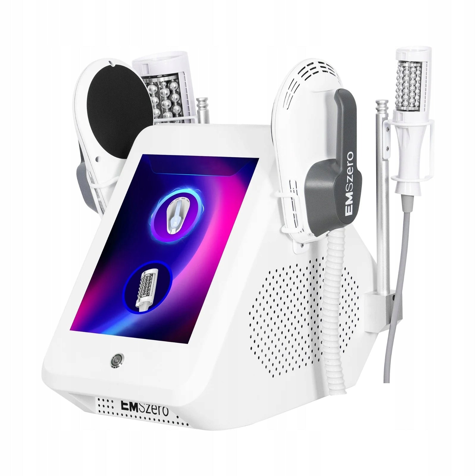 EMS RF Cosmetic Machine with 4 Heads for Body Sculpting and Roller Massage Packaging status original
