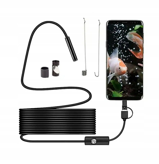 ENDOSCOP Digital Inspection Camera 5m 3in1 for PC PHONE ANDROID Full HD Manufacturer code 8850297332252