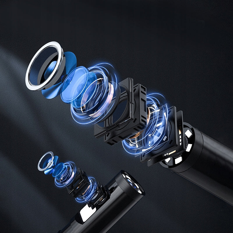 ENDOSCOPE CAMERA INSPECTION DUO LED WIFI PC FOR TEL APP 5 METER CORD Brand Inskam