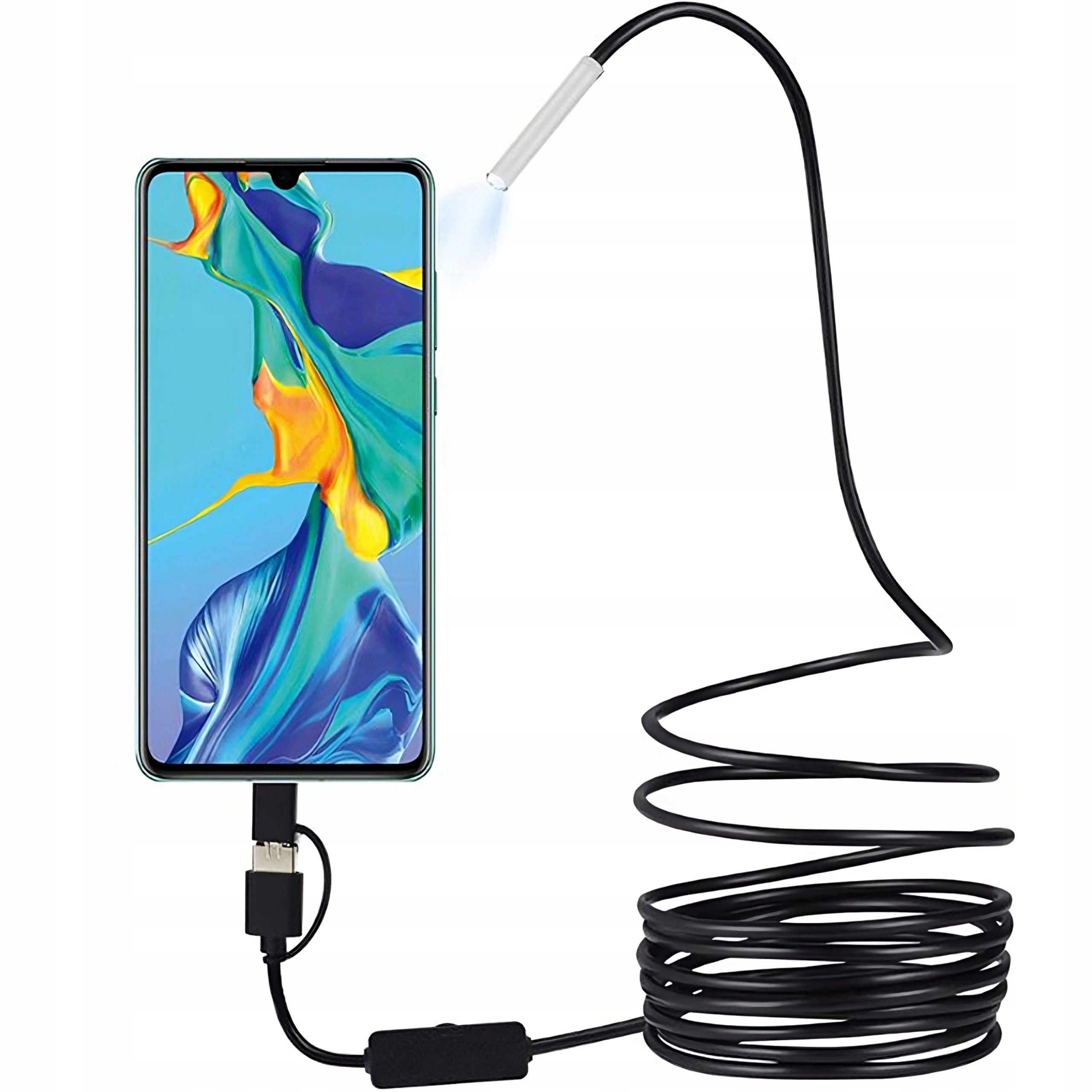 ENDOSCOPE INSPECTION CAMERA 3,9mm 5m USB-C FOR LED PHONE ANDROID IOS Manufacturer code E693