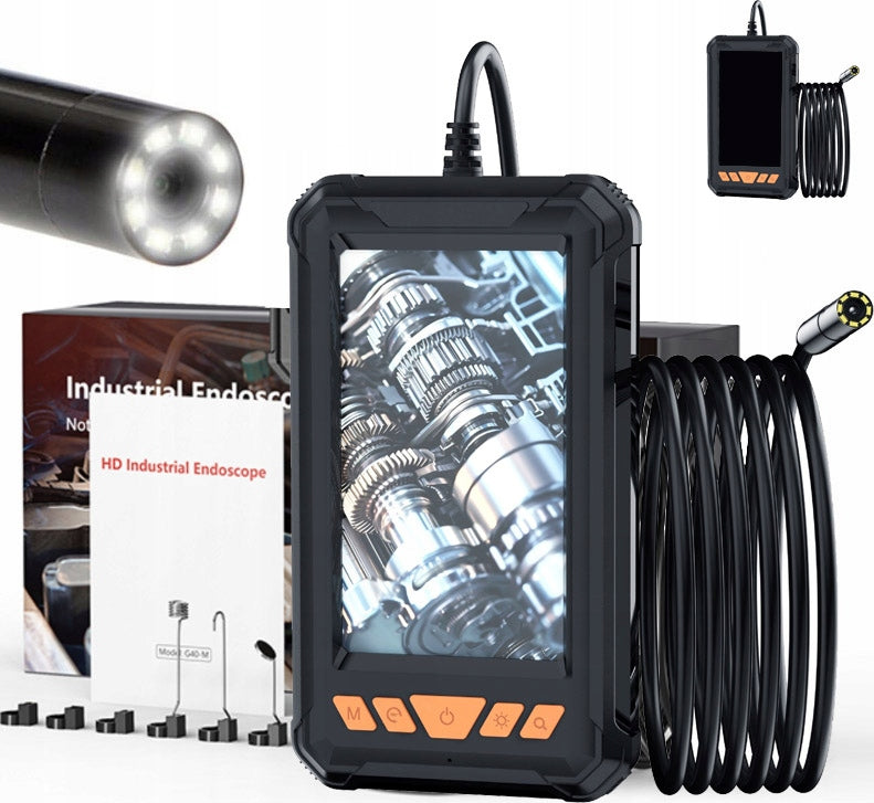 ENDOSKOP INSPECTION CAMERA SCREEN 4.3" LCD 5m 8 LED 8mm WATERPROOF