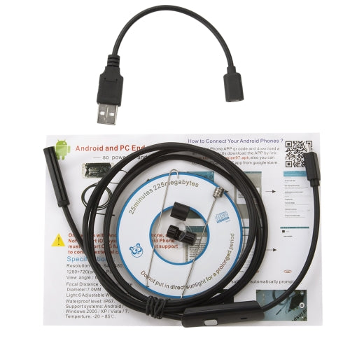 ENDOSKOP Waterproof INSPECTION CAMERA 3,5m USB for Phone ANDROID System Packaging status original
