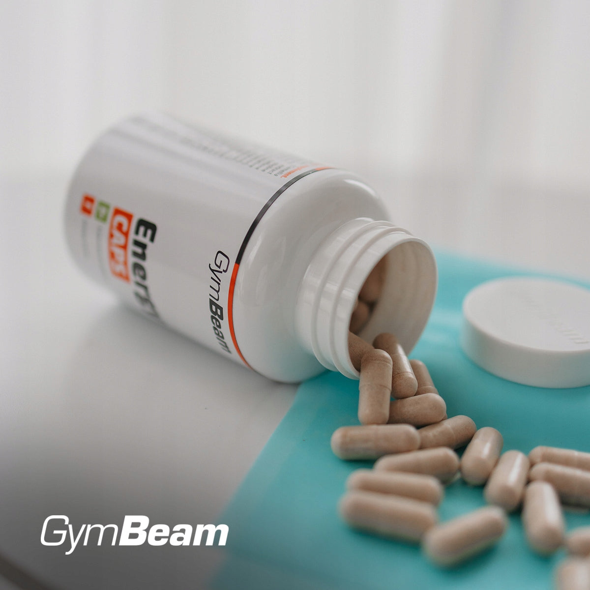 ENERGY CAPS CAFFEINE GUARANA ENERGY GREEN TEA - GymBeam 120caps Brand GymBeam