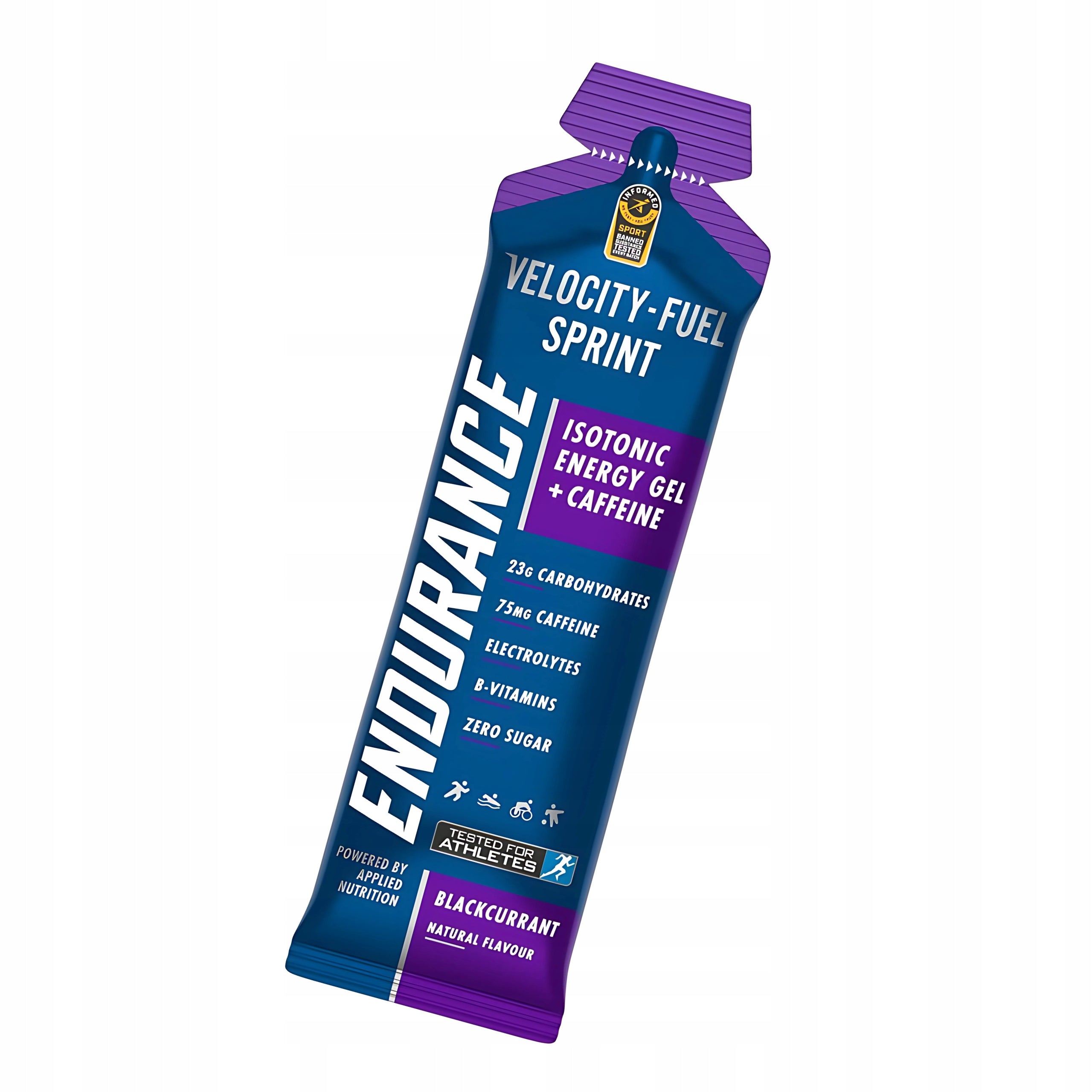 ENERGY GEL APPLIED NUTRITION ENDURANCE CARBON CAFFEINE WITHOUT SUGAR 60 ml