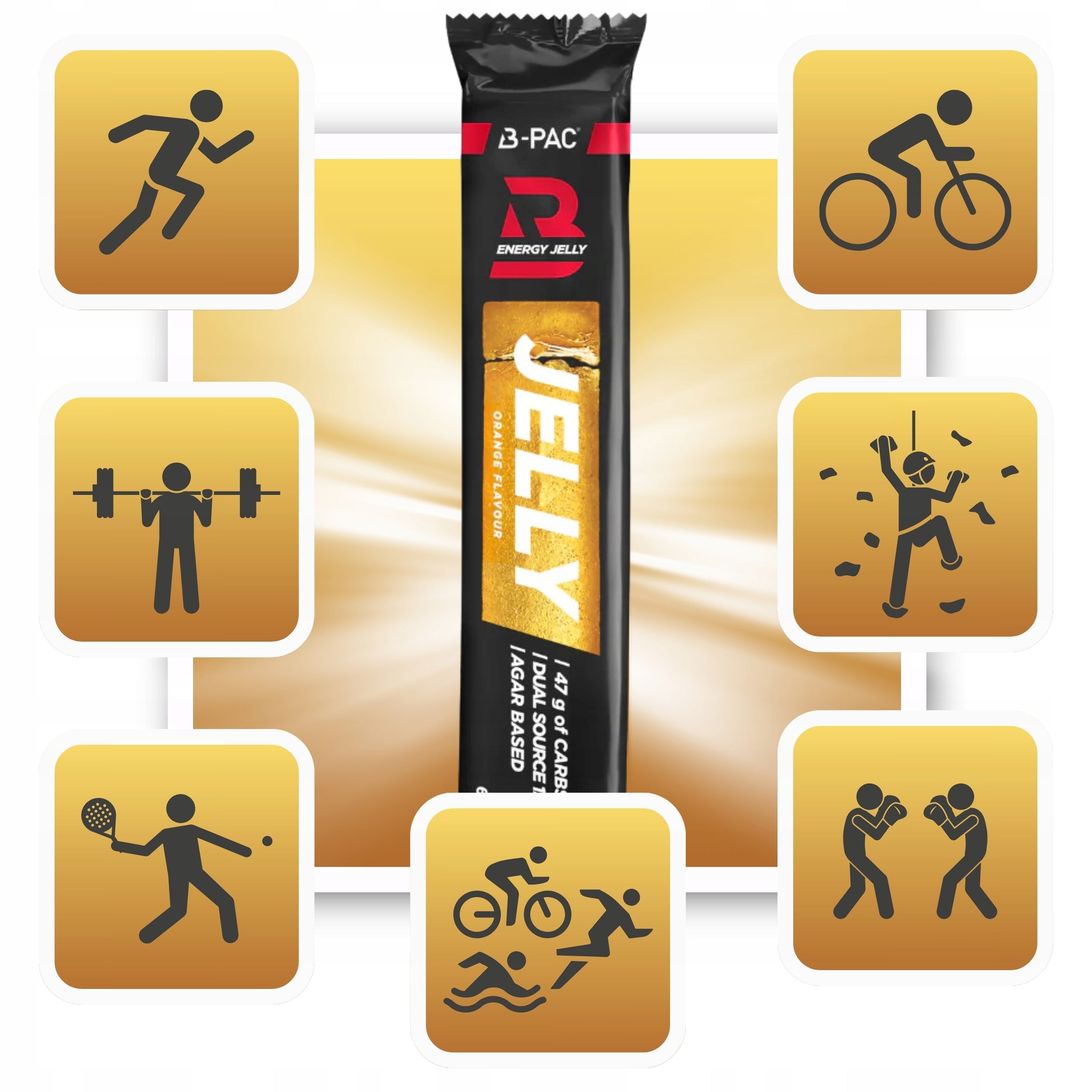 ENERGY JELLY 60G REGENERATION STRENGTH ENDURANCE 47G CARBOHYDRATES Expiration date at least 1 year from the date of purchase
