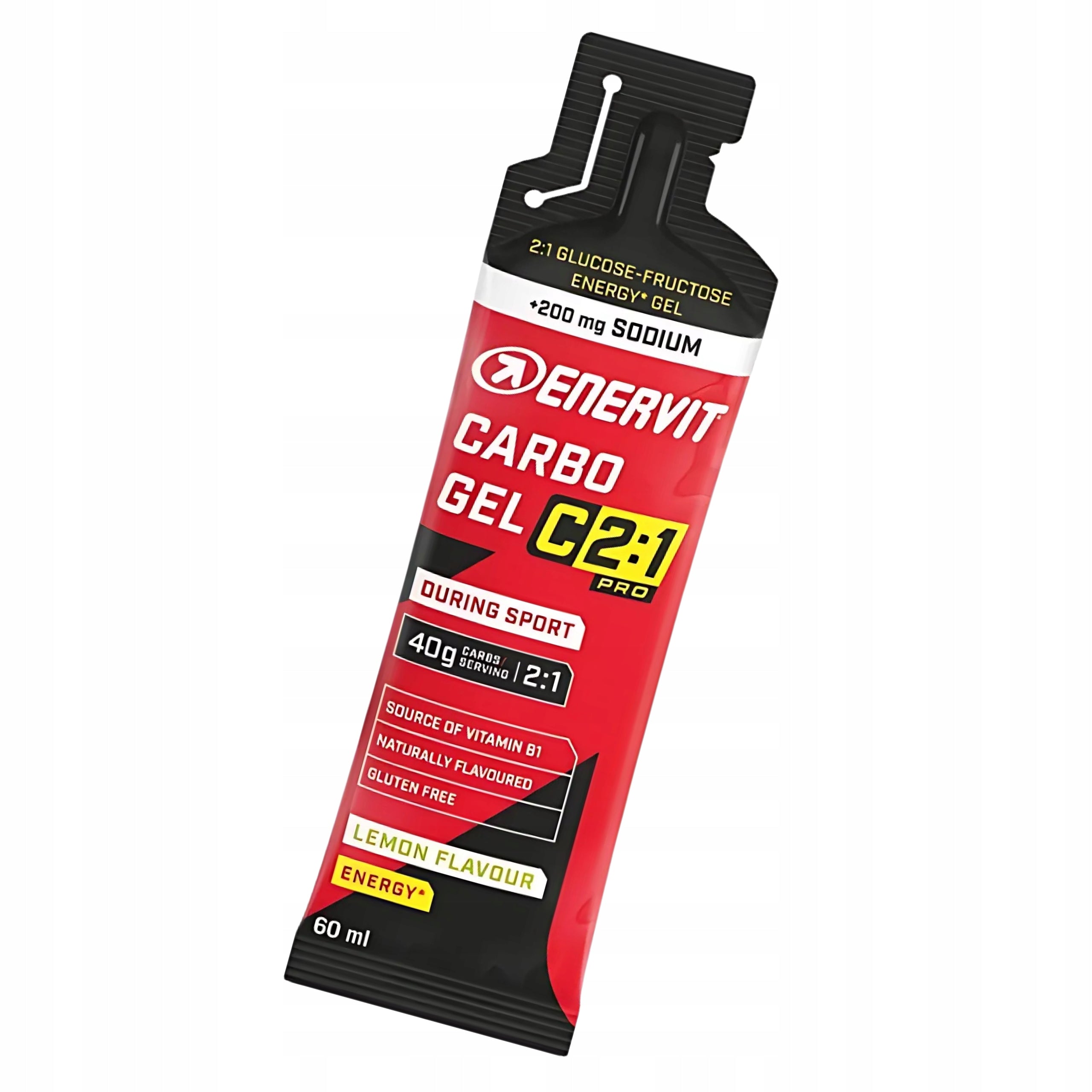 ENERVIT Energy gel BOX 7X60ml BOX CARBO GEL lemon flavor 40g carbons Expiration date at least six months from the date of purchase
