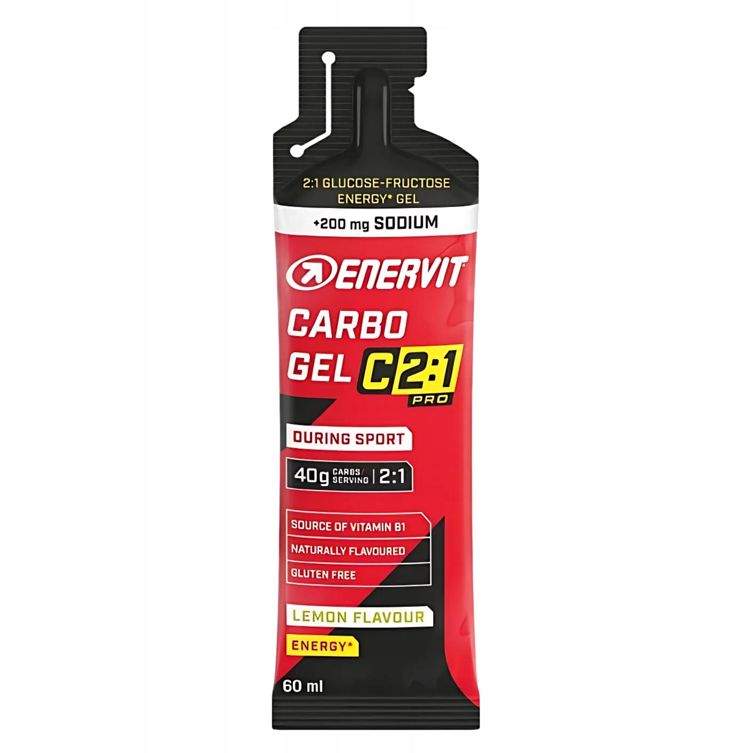 ENERVIT Energy gel BOX 7X60ml BOX CARBO GEL lemon flavor 40g carbons Manufacturer code 8007640966392