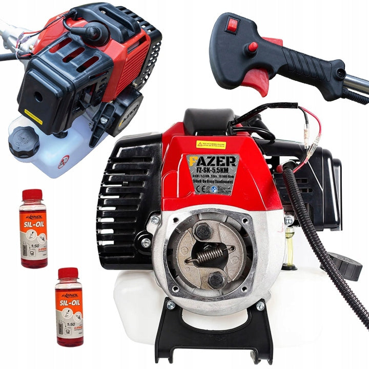 ENGINE FOR COMBUSTION SCYTHE TRIMMER COMBUSTION SCYTHE 5,5KM OIL