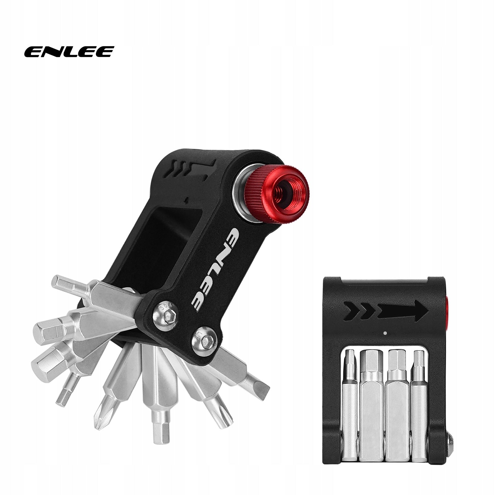 ENLEE EN-55 Multitool Bicycle Keys Pocket Service Kit CO2 9in1 Manufacturer code EN-55