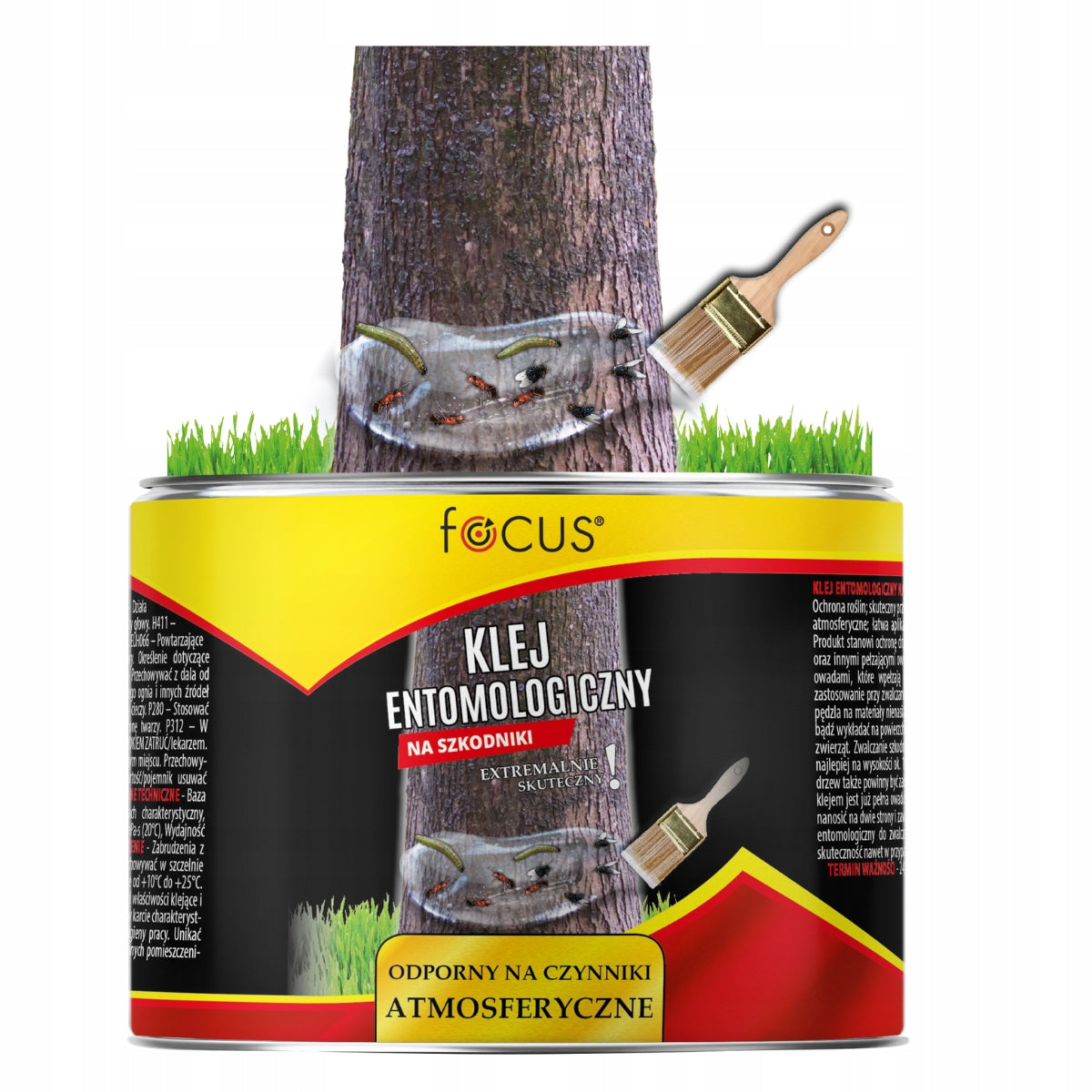 ENTOMOLOGICAL ADHESIVE 500ml FOR INSECTS ANT APHIDS DOES NOT DRY STRONG Packaging status original