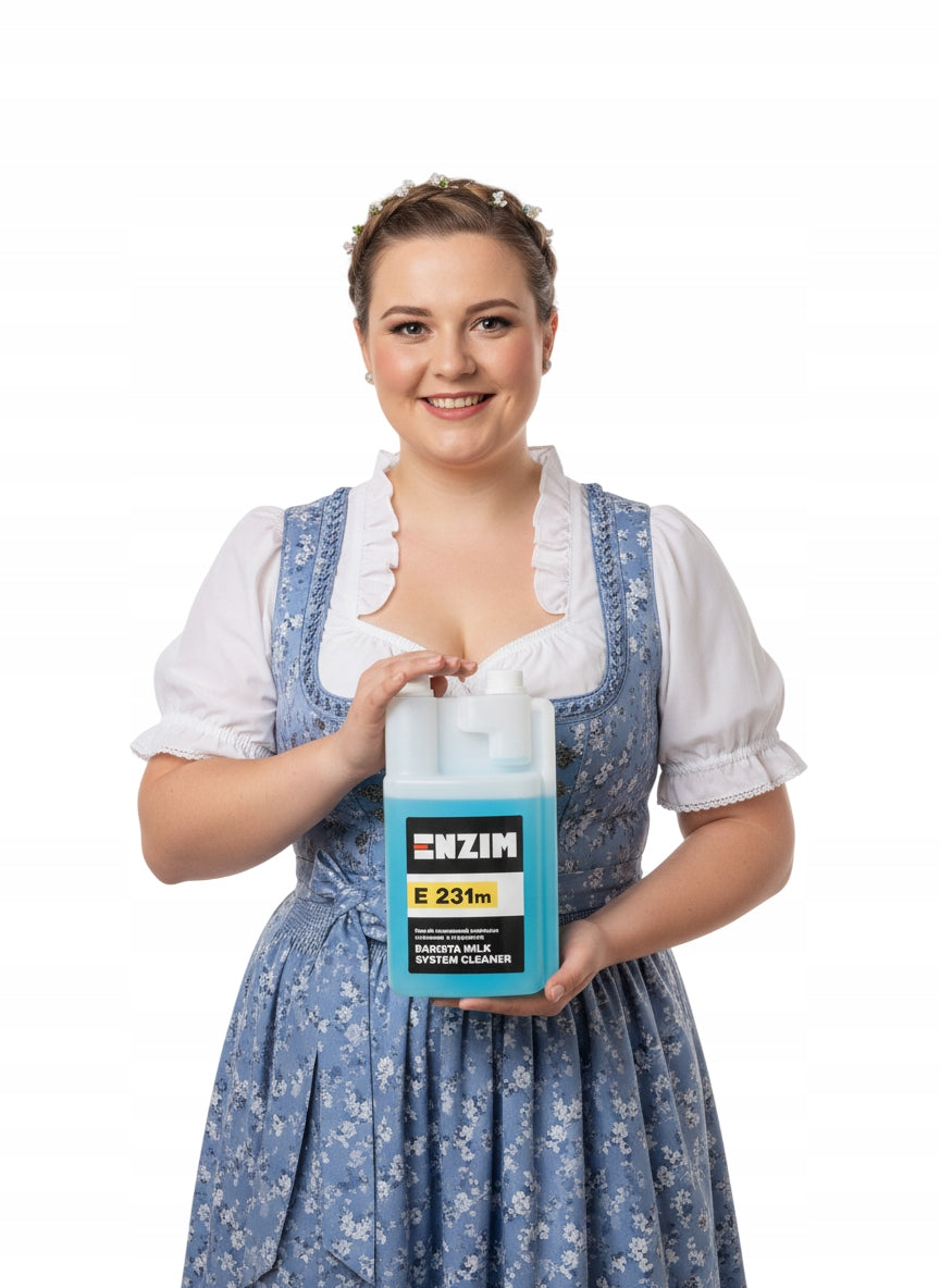 ENZIM E231m Liquid for cleaning milk systems in machines 1L NEW Brand no brand