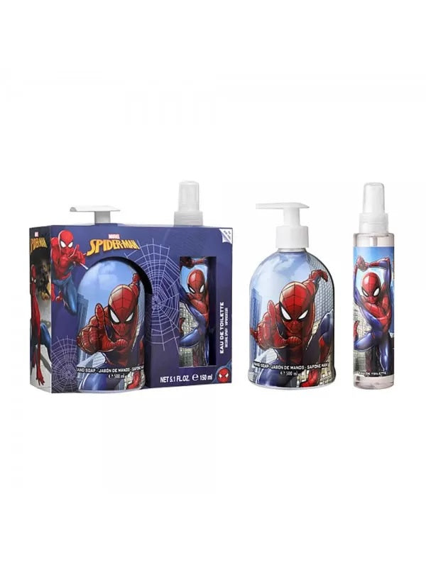 EP LINE SPIDERMAN - Eau de Toilette 150 ml + Soap 500 ml for Kids Brand Air-Val
