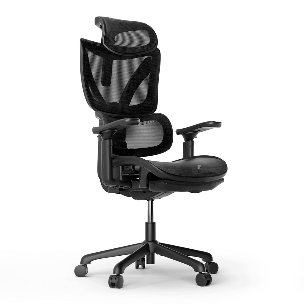ERGONOMIC CHAIRS 3D ADJUSTABLE ARMRESTS BLACK ACGAM CG-5245M Packaging status original
