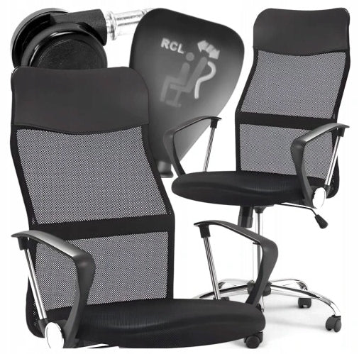 ERGONOMIC OFFICE CHAIR PROLINE PREMIUM MESH MICROGRID 150KG Packaging status original