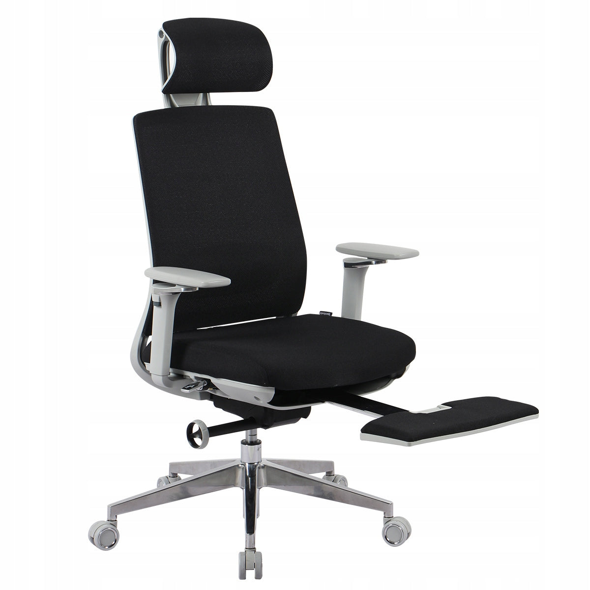 ERGONOMIC Office Chair with Footrest Rotary 110kg Spacetronik black
