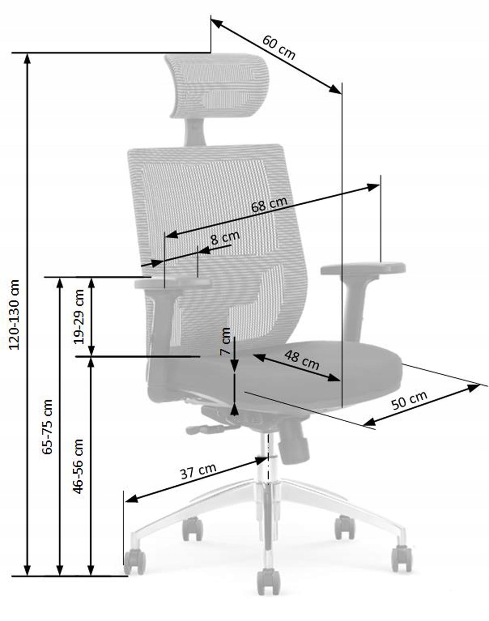 ERGONOMIC SWIVEL CHAIR ADMIRAL MULTIBLOCK office chair with CERTIFICATE Brand Halmar