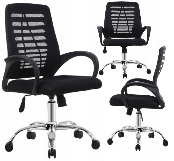 ERGONOMIC SWIVEL CHAIR OFFICE CHAIR NEST BLACK