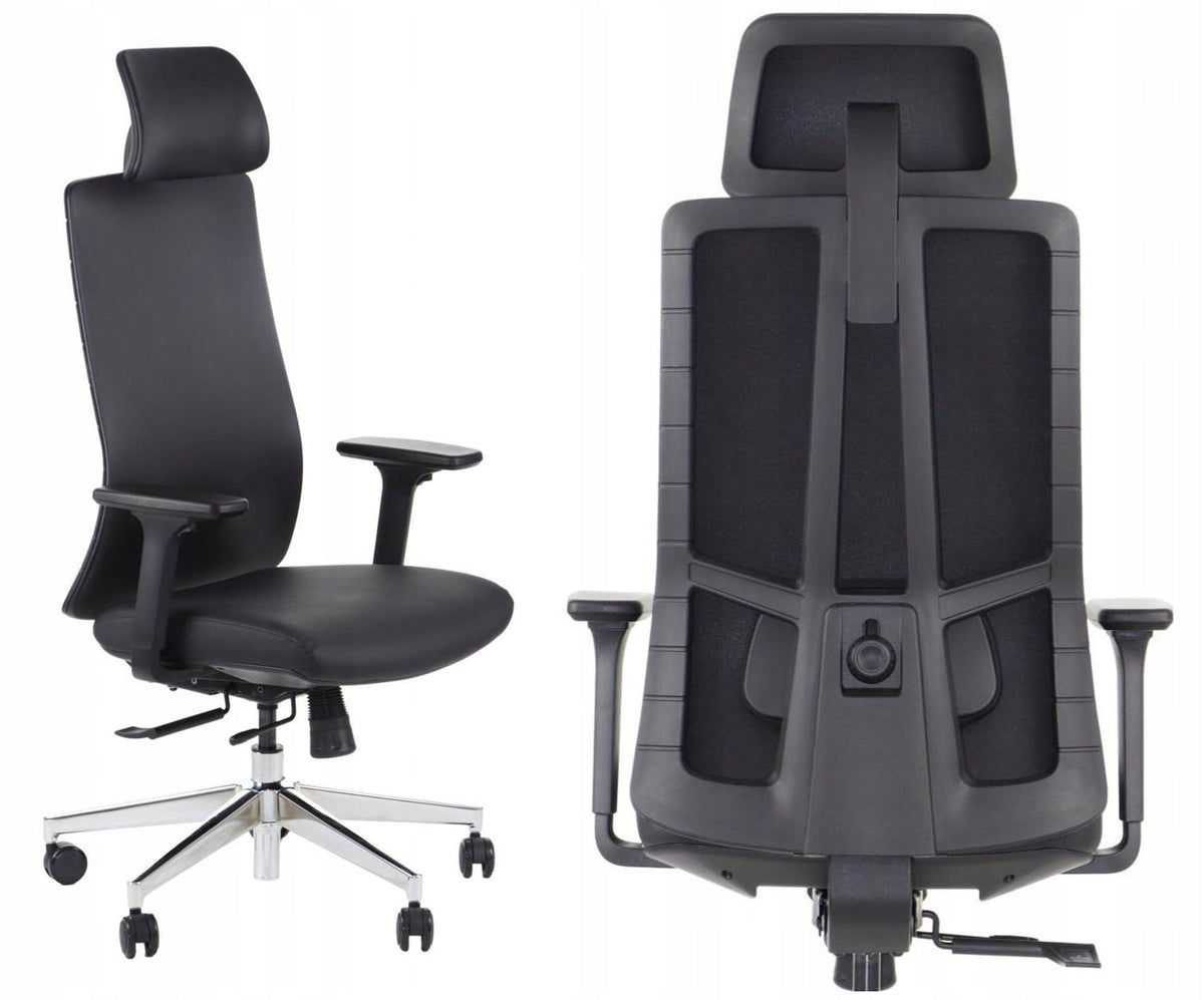 ERGONT Office Chair Swivel Black Comfortable Ergonomic MRiPS