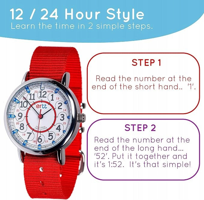 ERTT children's watch Time Teacher Packaging status original