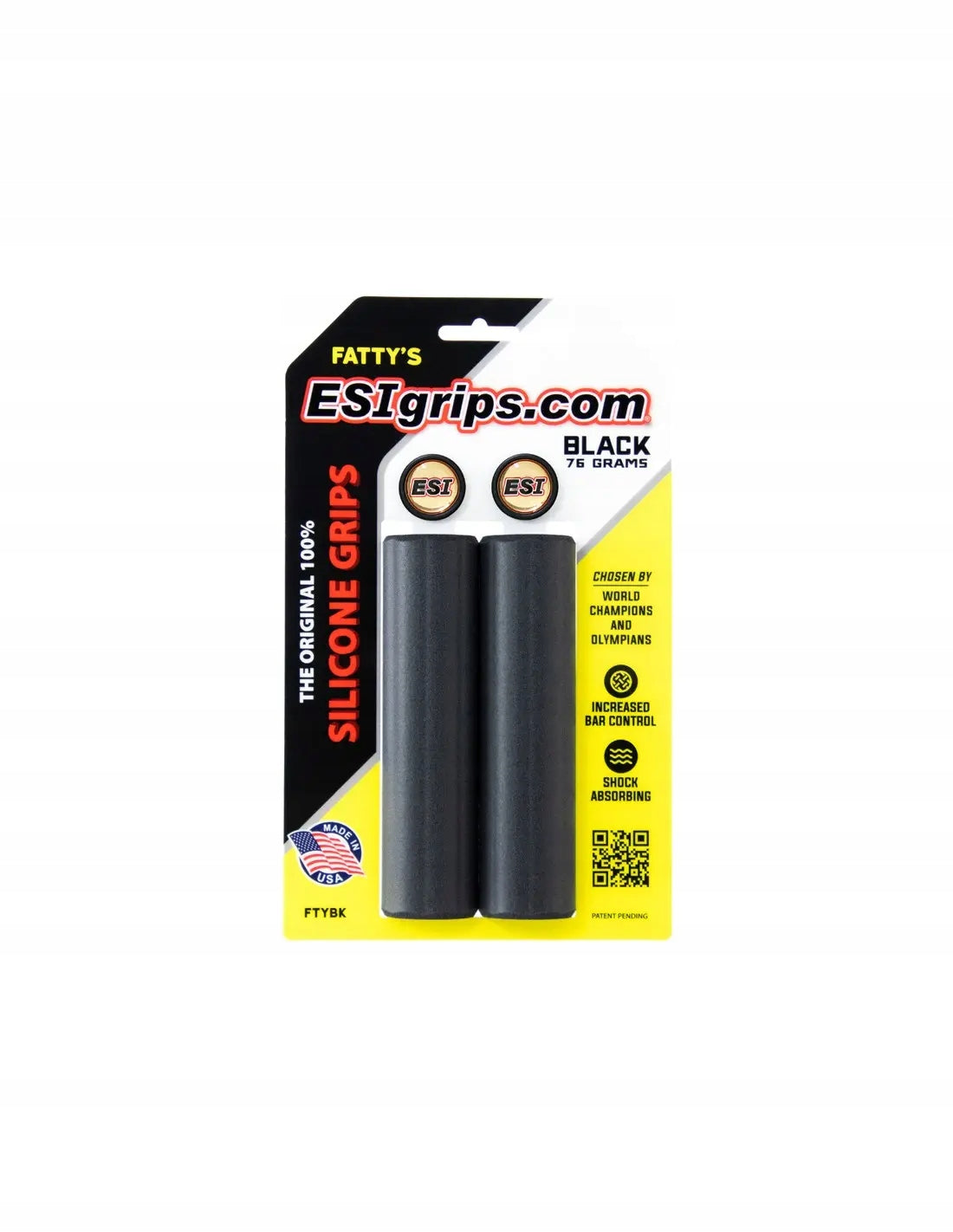 ESIgrips Fatty's - BLACK