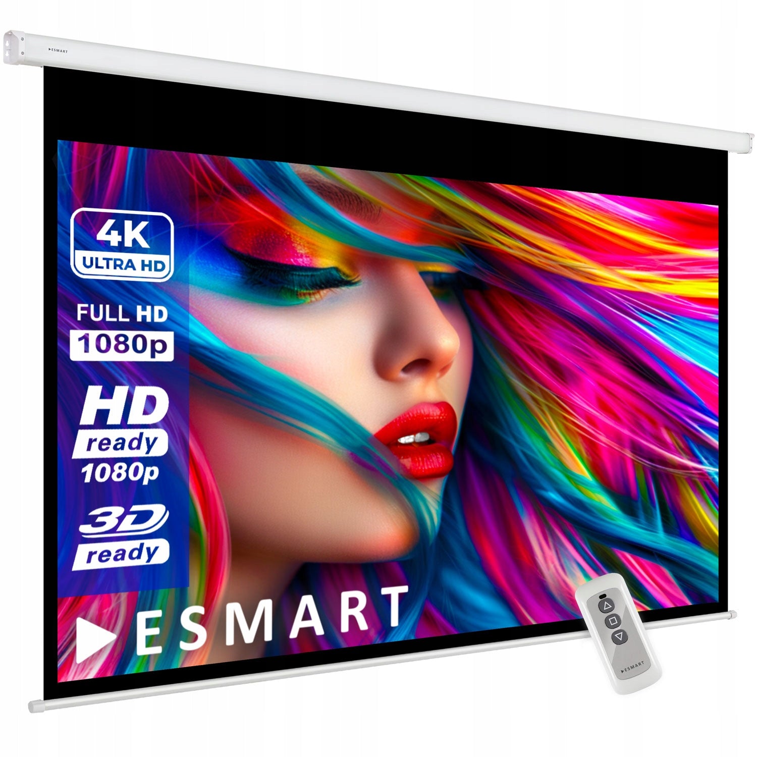 ESMART Economy EXM Motorised Projector Screen 240x135 cm (108") format 16:9