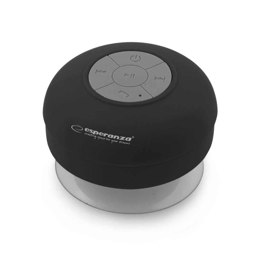 ESPERANZA BLUETOOTH SPEAKER WATERPROOF SPRINKLE BLACK